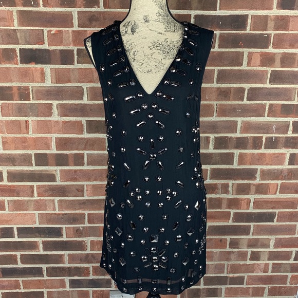 French Connection Dresses & Skirts - French Connection embellished jeweled dress